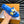 LV SLIPPERS IN COBALT BLUE MONOGRAM CALFSKIN