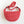 CC Houndstooth 30 Hobo Bag Red Wool Tweed