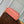 CAPUCINES BB 27 PINK ORANGE TAURILLON GOLD HARDWARE