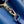 CAPUCINES BB 27 COBALT BLUE TAURILLON MOP GOLD HARDWARE