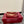 GG 2025 Marmont Ballet Flat Red Patent Leather and Sheepskin 555147