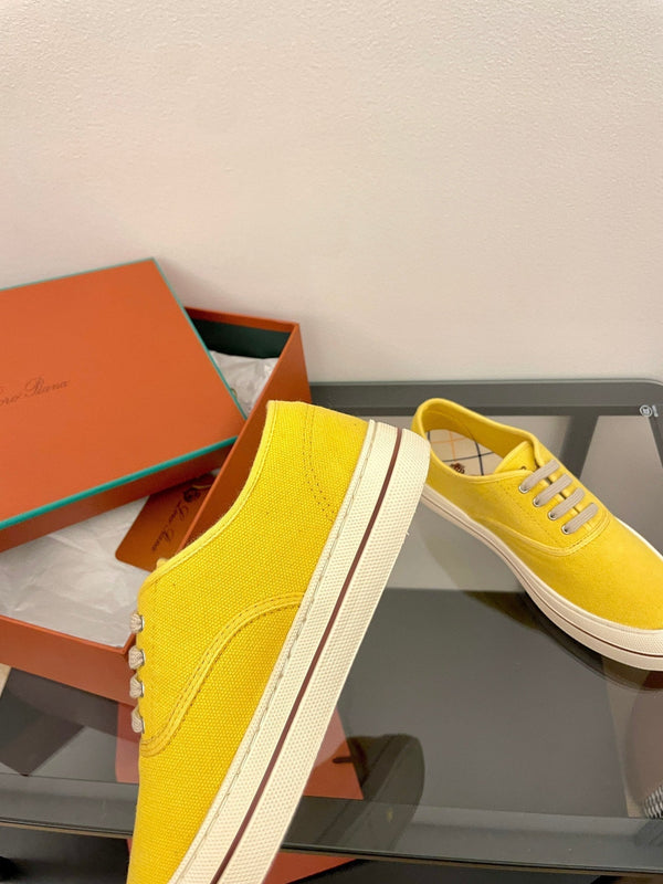 LP Nantucket Walk Sneaker Yellow Cotton 723197