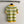 Fendi 26s Striped Polo Shirt Yellow Olive Knit 363766