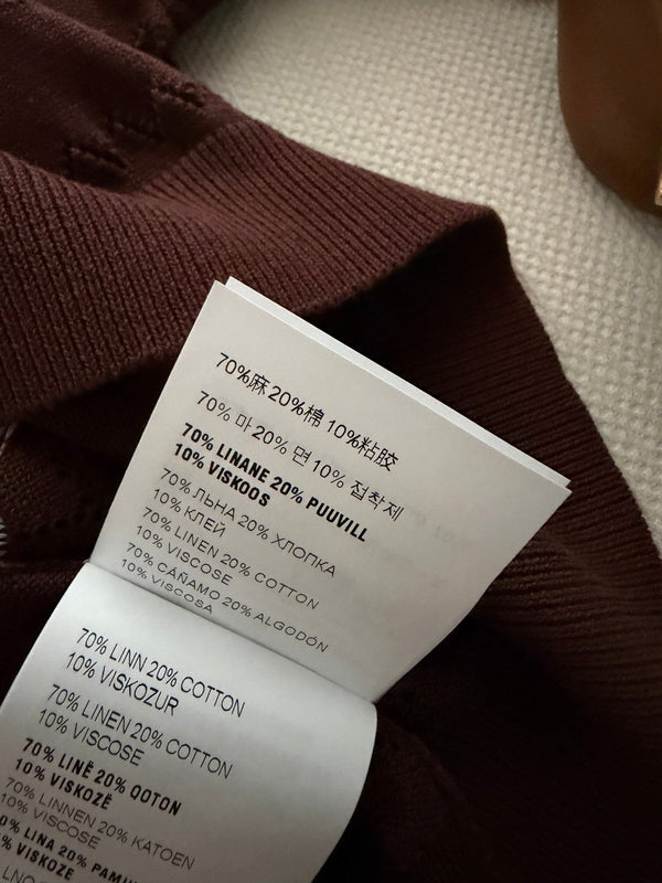 Miu 26s Pullover Coffee Knit 363762
