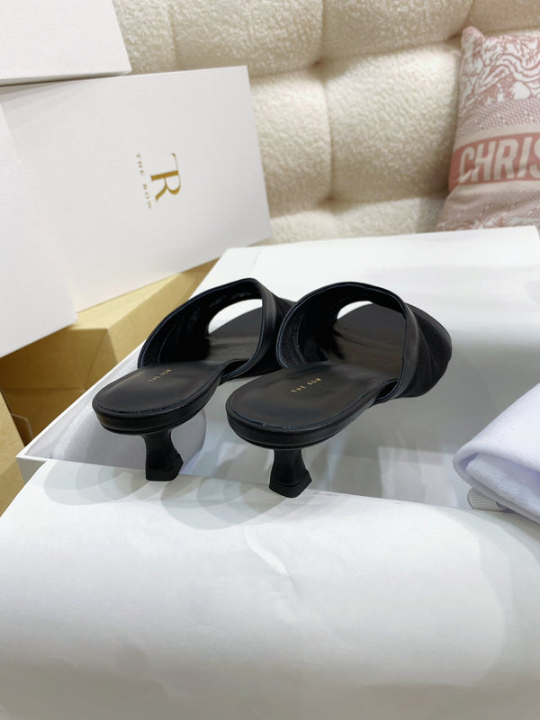 TR 26S Mules 4.5cm Beige Mesh & Leather 156121
