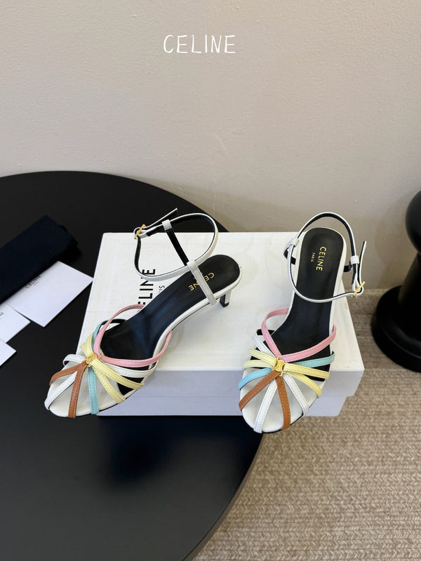 CL Triomphe Sandal 6.5cm Multicolor Lambskin 835892