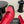 CC 26s Square Toe Pump Red Sheepskin 835679