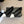 CC 26ss Ballet Flat Black White Lambskin 835690