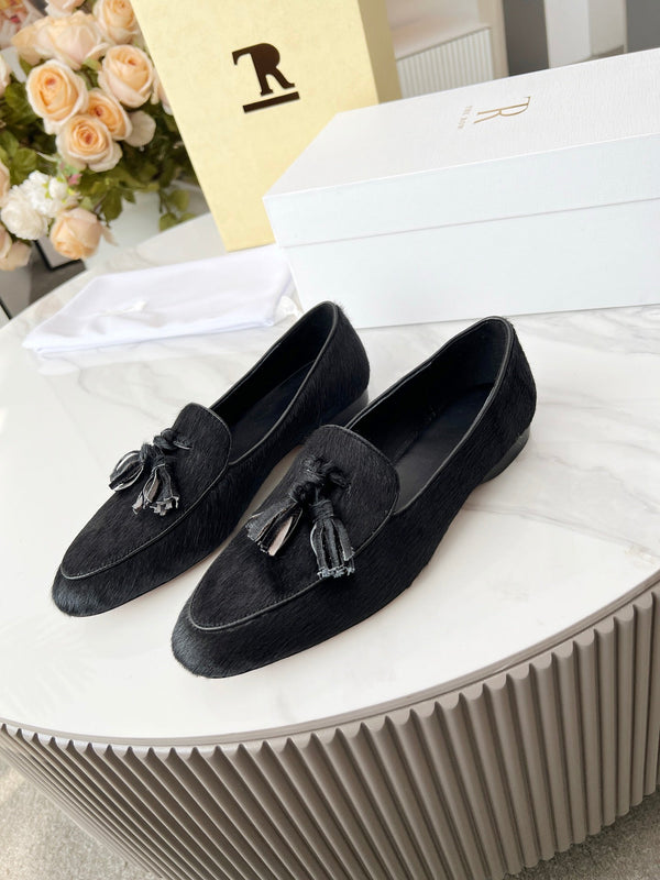 TR 26s Tassel Loafer Flat Pony Hair 146474