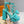 LV Shake Platform Sandal 110mm Turquoise Patent Leather 456138