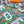 Eleftheria Scarf 90 CM In Colorful Silk Twill  193836