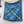 Couvertures Et Tenues De Jour Double Face Scarf 90 CM In Blue Mix Black Colorful Silk 190031