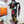 Scarf 110 CM In Black Colorful Voile Silk 193826