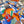Parade en Fanfare Scarf 90 CM In Colorful Silk Twill 193838