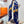 Pampa Scarf 90 CM In Dark Blue Colorful Silk 196204