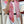 Retour A La Nature Shawl 90 CM In Pink Colorful Silk Twill 198584
