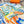 Le Cavalier A La Trompette Scarf 90 CM In Colorful Silk 208590