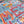 Gavroche Super Silk Quest Détail Scarf 140 CM In Green Colorful Cashmere And Silk 236108