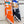 Choregraphie Equestre Scarf 90 CM In Orange Colorful Silk Twill 228977