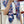 Le Jaguar Et Le Colibri Shawl 90 CM In Blue Colorful Silk Twill 274207
