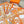 Haute Parure Scarf 90 CM In Orange Colorful Silk Twill 239534