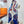 Neo Brandebourgs Scarf 90 CM In Colorful Silk Twill  257433