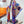 La Danse Des Amazones Scarf 90 CM In Colorful Silk 262787