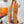 Zouaves Et Dragons Bandana Shawl 90 CM In Orange Colorful Silk Twill 262788