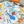 Tea For Two Scarf 90 CM In White Colorful Silk Twill  296691