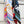 Tea For Two Scarf 90 CM In White Colorful Silk Twill  296691