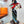 Tea For Two Scarf 90 CM In Black Colorful Silk Twill  296692