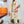 Funny Ice Cream Scarf 90 CM In White Colorful Silk Twill 300438