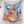 Parade Scarf 90 CM In Light Blue Colorful Silk Twill 310305