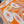 Flores Del Este Scarf 90 CM Orange Colorful Silk Twill 310312