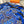 Candy Libris Scarf 90 CM In Dark Blue Colorful Silk Twill 319212