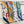 Palonniers scarf 90 CM In Black Colorful Silk Twill 321909