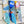 Mystere Au 24 Scarf 90 CM In Light Turquoise Colorful Silk Twill 321934