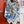 La Danse Du Printemps Scarf 140 In Light Blue Colorful Cashmere And Silk 344364