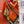 HM Lettres Equestre Scarf 140 CM In Orange Green Colorful Cashmere And Silk 359398