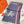 Les Sangles En Finesse Rectangle Scarf 180 CM In Grey Purple Coloful Cashmere And Silk 373655