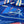 Les Sangles En Finesse Rectangle Scarf 180 CM In Dark Blue Colorful Cashmere And Silk  373657
