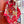 Brides Et Destin Scarf 140 CM In Red Colorful Cashmere Silk 375372