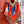 Silk Carrick a Pompe Scarf 140 CM In Orange Colorful Cashmere And Silk 381157