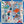 BAGAGE A MAIN SCARF 90 CM IN COLORFUL SILK 388144
