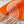 SCARF 180 CM IN FIRE ORANGE MIX WHITE CASHMERE
