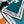 Choregraphie Equestre Scarf 140 CM Teal Blue Colorful Cashmere And Silk 393171