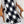 ARGYLE WOOL SCARF 190 CM BLACK MIX WHITE 394596