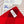ARGYLE WOOL SCARF 190 CM CHERRY RED 394597