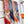 Coaching Deja-Vu Shawl 140 CM Orange Colorful Cashmere And Silk 398263