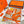 Fantaisie d'Etriers Shawl 135 CM Orange Colorful Cashmere And Silk 402081